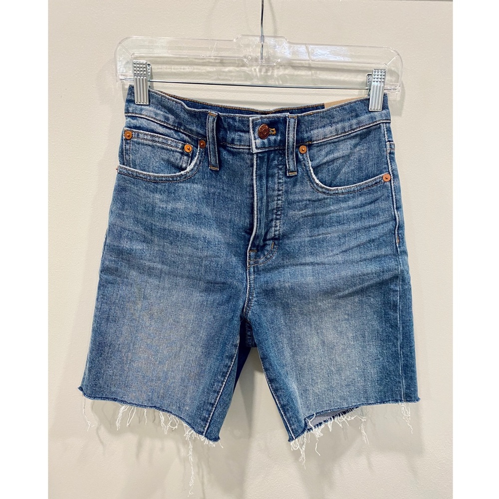Madewell Mid-Length High-Rise Denim Shorts